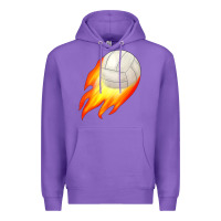 Purple volleyball Premium Hoodie - JahusDesignShop