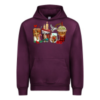 Mauve Wine religious coffee cups Urban Hoodie - AdoDesignShop