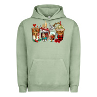Pigment Oil Green religious coffee cups Urban Hoodie - AdoDesignShop