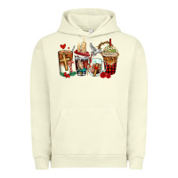 Pigment Pistachio religious coffee cups Urban Hoodie - AdoDesignShop
