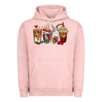 Pigment Salmon religious coffee cups Urban Hoodie - AdoDesignShop
