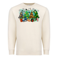 Sandshell christmas trees with hockey Premium Sweatshirt - Zillion Design Studio