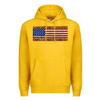 Lemon usa flag leopard Premium Hoodie - JahusDesignShop
