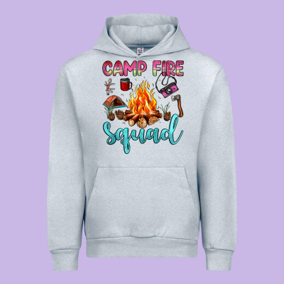 Camp Fire Squad Urban Hoodie Designed By Jahusdesignshop