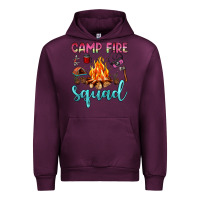 Mauve Wine camp fire squad Urban Hoodie - JahusDesignShop
