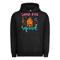 Pigment Black camp fire squad Urban Hoodie - JahusDesignShop
