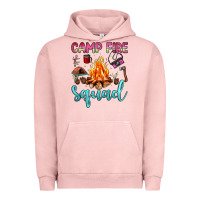 Pigment Salmon camp fire squad Urban Hoodie - JahusDesignShop