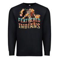 Black feathered indians Premium Sweatshirt - texasbilliewilder