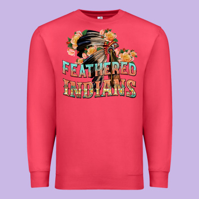 Premium Sweatshirt feathered indians