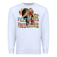 White feathered indians Premium Sweatshirt - texasbilliewilder