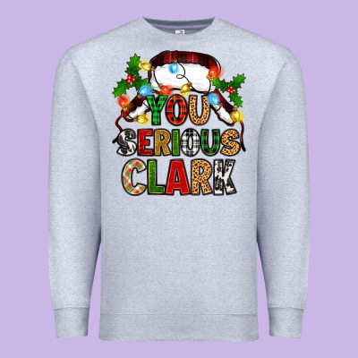 You Serious Clark Premium Sweatshirt Designed By Zillion Design Studio