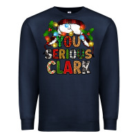 Navy you serious clark Premium Sweatshirt - Zillion Design Studio