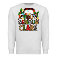 Oatmeal Heather you serious clark Premium Sweatshirt - Zillion Design Studio
