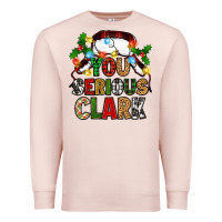 Pale Pink you serious clark Premium Sweatshirt - Zillion Design Studio