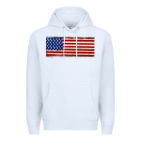 White usa flag Premium Hoodie - JahusDesignShop