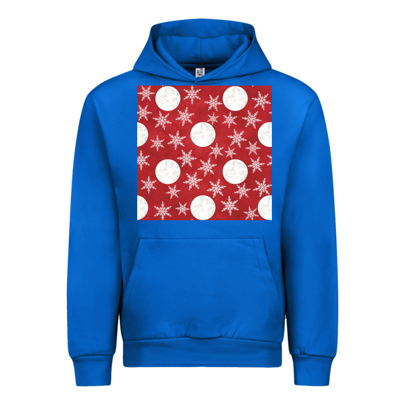 Christmas Snow Flakes Seamless Pattern Urban Hoodie by BundleAndBundleShop | Teevron