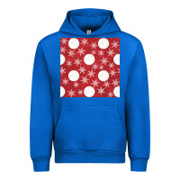 Cobalt christmas snow flakes seamless pattern Urban Hoodie - BundleAndBundleShop
