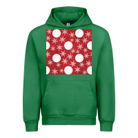 Emerald christmas snow flakes seamless pattern Urban Hoodie - BundleAndBundleShop