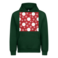 Forest Green christmas snow flakes seamless pattern Urban Hoodie - BundleAndBundleShop