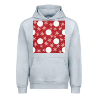 Heather Grey christmas snow flakes seamless pattern Urban Hoodie - BundleAndBundleShop