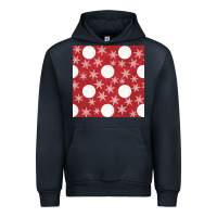 Navy christmas snow flakes seamless pattern Urban Hoodie - BundleAndBundleShop