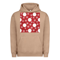 Pigment Burro christmas snow flakes seamless pattern Urban Hoodie - BundleAndBundleShop