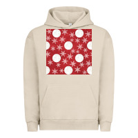 Pigment French Oak christmas snow flakes seamless pattern Urban Hoodie - BundleAndBundleShop
