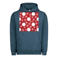 Pigment Midnight Navy christmas snow flakes seamless pattern Urban Hoodie - BundleAndBundleShop