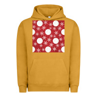 Pigment Peanut Butter christmas snow flakes seamless pattern Urban Hoodie - BundleAndBundleShop
