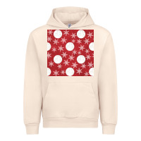 Sandshell christmas snow flakes seamless pattern Urban Hoodie - BundleAndBundleShop