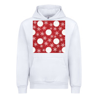 White christmas snow flakes seamless pattern Urban Hoodie - BundleAndBundleShop