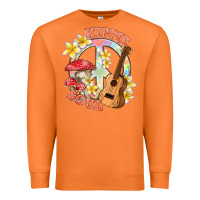 Carrot hippie soul with peace Premium Sweatshirt - texasbilliewilder