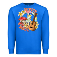 True Royal hippie soul with peace Premium Sweatshirt - texasbilliewilder