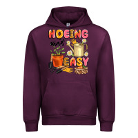 Mauve Wine hoeing ain't easy Urban Hoodie - Artiststas