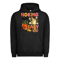Pigment Black hoeing ain't easy Urban Hoodie - Artiststas