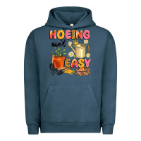 Pigment Midnight Navy hoeing ain't easy Urban Hoodie - Artiststas