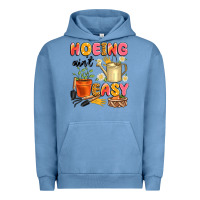 Pigment Pebble Blue hoeing ain't easy Urban Hoodie - Artiststas
