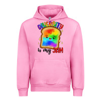Fuchsia Pink diversity is my jam Urban Hoodie - Artiststas