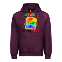 Mauve Wine diversity is my jam Urban Hoodie - Artiststas
