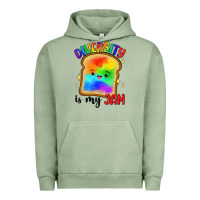 Pigment Oil Green diversity is my jam Urban Hoodie - Artiststas