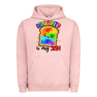Pigment Salmon diversity is my jam Urban Hoodie - Artiststas