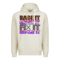 Oatmeal Heather race ıt great ıt fıx ıt repeat ıt Premium Hoodie - AdoDesignShop