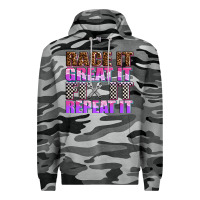 Slate Camo race ıt great ıt fıx ıt repeat ıt Premium Hoodie - AdoDesignShop