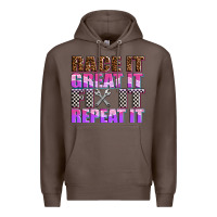 Coffee race ıt great ıt fıx ıt repeat ıt Premium Hoodie - AdoDesignShop