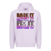 Lilac race ıt great ıt fıx ıt repeat ıt Premium Hoodie - AdoDesignShop