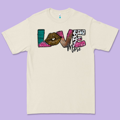 Love More Premium Tee Designed By Sublimationcraftshop