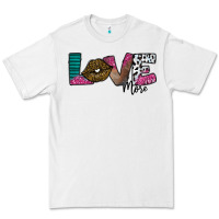 White Love More Premium Tee - SublimationCraftShop