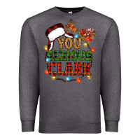 Charcoal Heather you serious clark Premium Sweatshirt - Zillion Design Studio