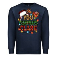 Navy you serious clark Premium Sweatshirt - Zillion Design Studio