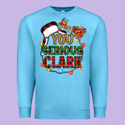 You Serious Clark Premium Sweatshirt Designed By Zillion Design Studio